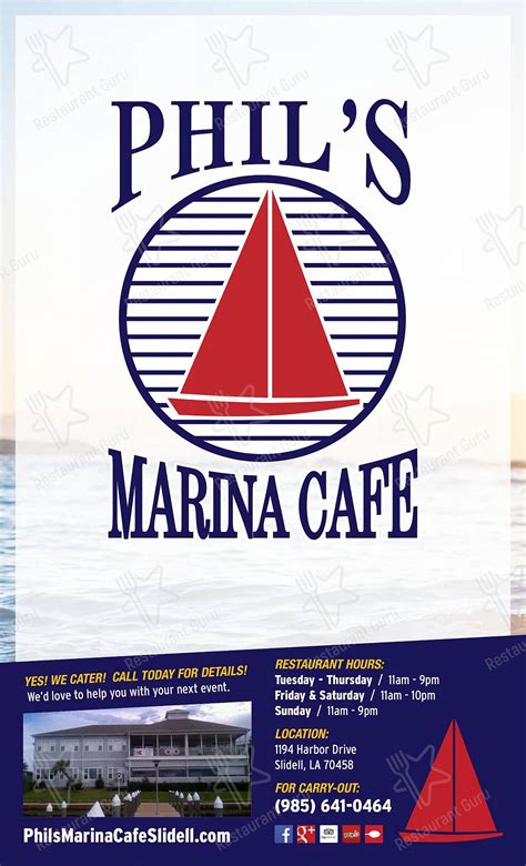 Phil's Marina Café .